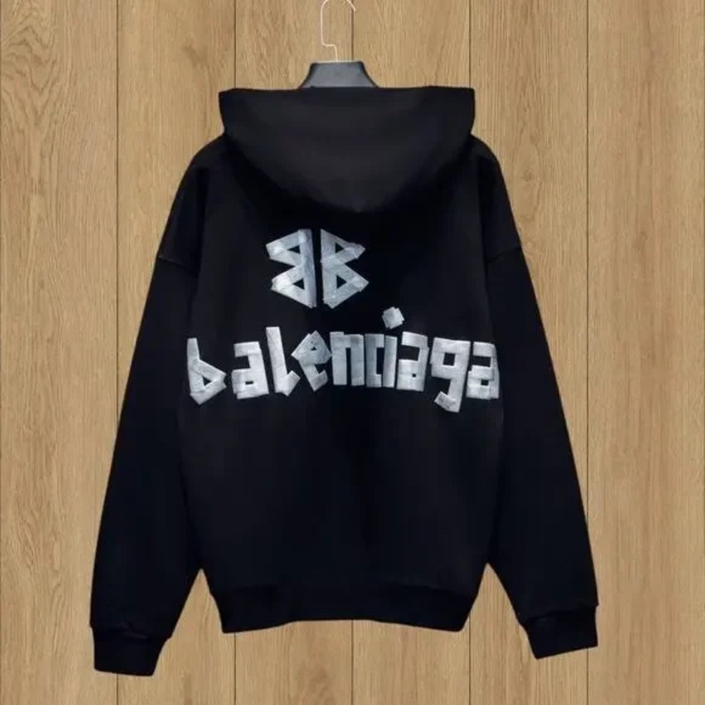Balenciaga Black Hoodie for Men